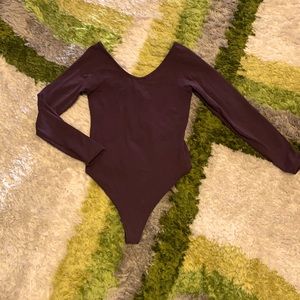 Lululemon Burgundy Bodysuit😎
